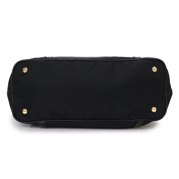 Prada Crossbody Tote Bag Tessuto Nylon Saffiano Leather Nero Black - Picture 6 of 9